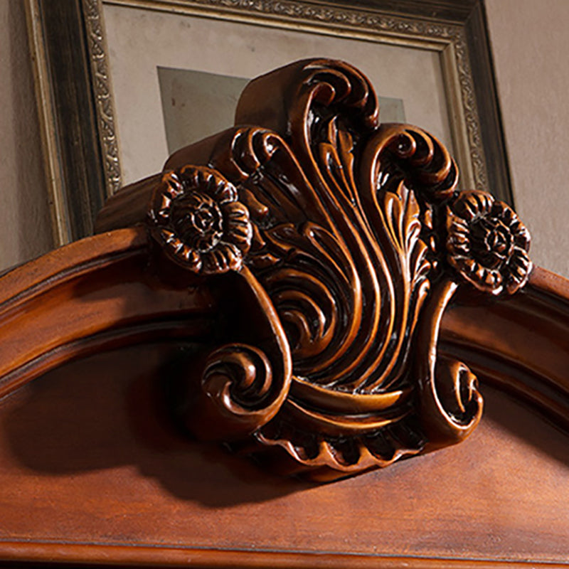 French Country Style Wardrobe Armoire Wood Wardrobe for Bedroom