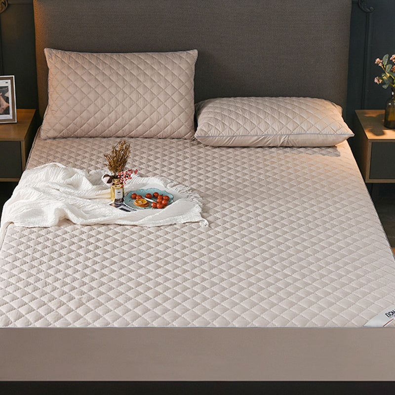 Solid Color Bed Sheet Set Breathable Extra Soft Bed Sheet Set with Waterproof