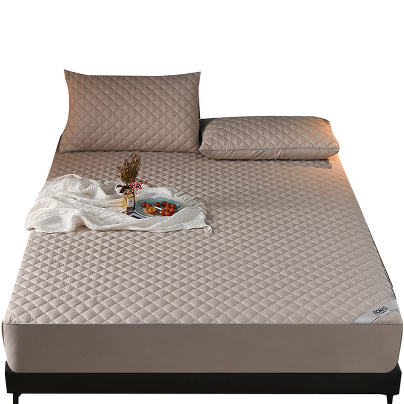 Solid Color Bed Sheet Set Breathable Extra Soft Bed Sheet Set with Waterproof