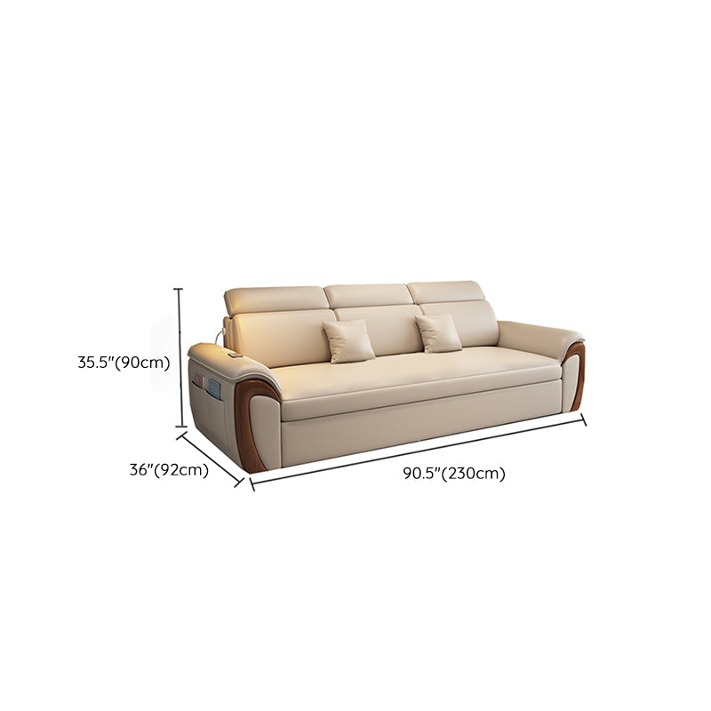 White Futon Sleeper Sofa Bed Pillow Included Convertible Sofas