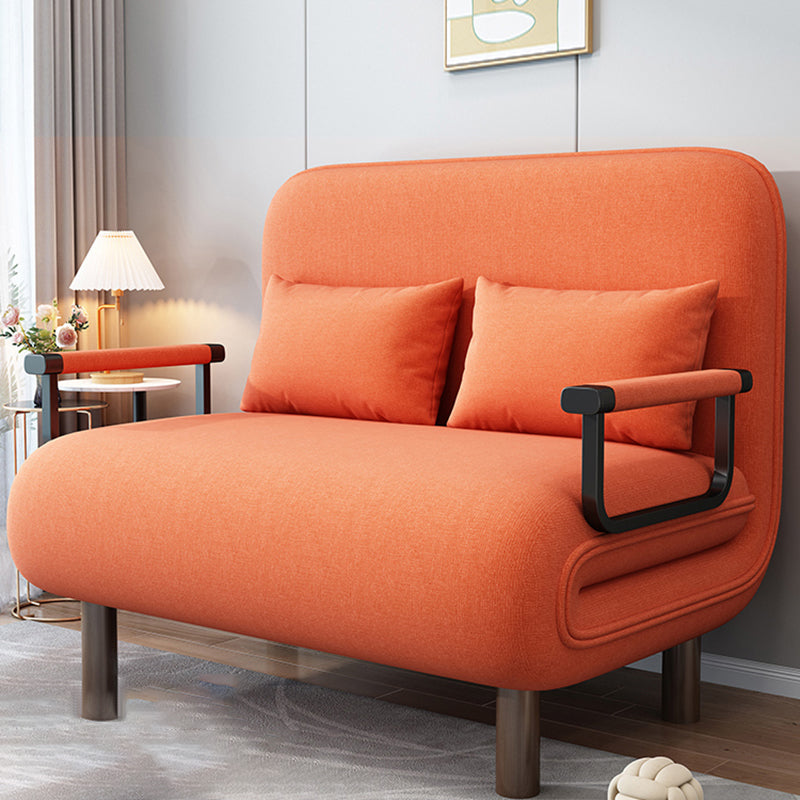 26" Wide Scandinavian Sleeper Sofa Futon Fabric Foldable Sleeper Sofa