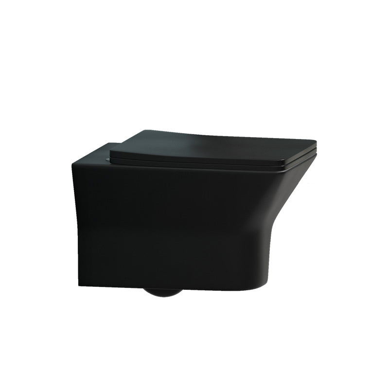 Modern Ceramic Flush Toilet Wall Mount Toilet Bowl for Washroom