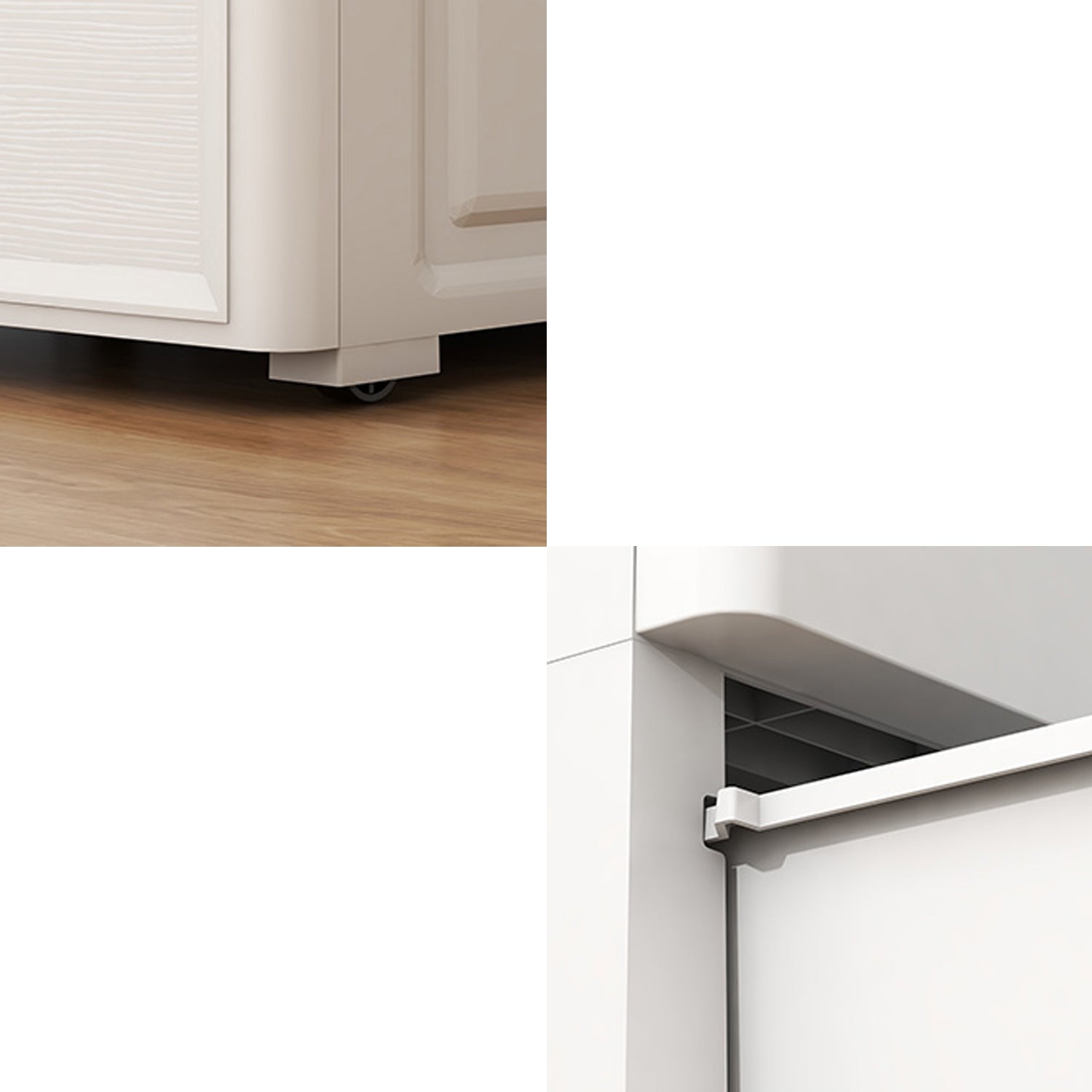 Scandinavian Kids Furniture Vertical Plastic Nursery Dresser with Drawers for Home