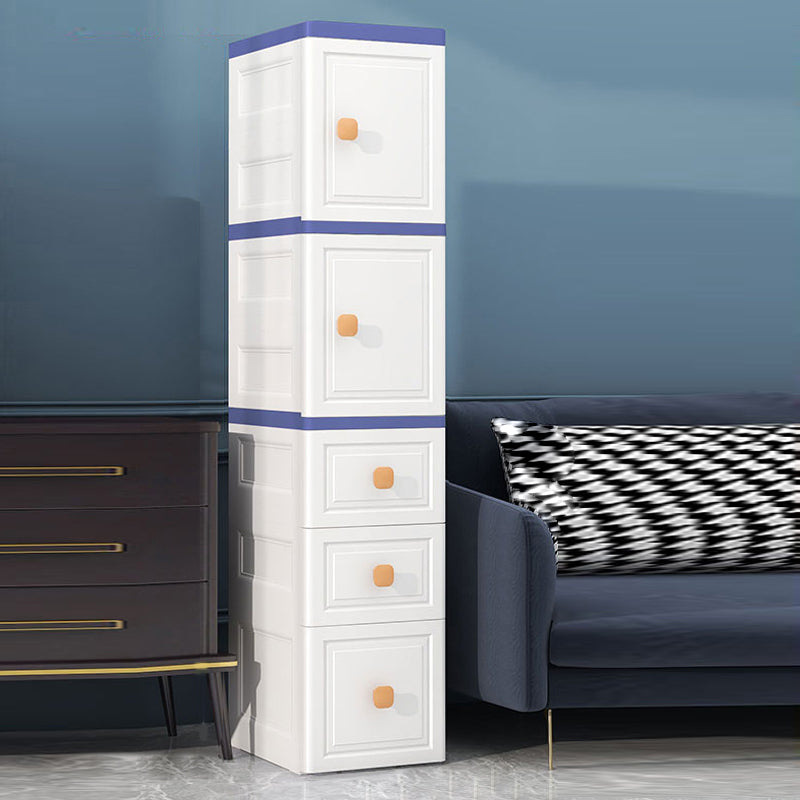 Scandinavian Kids Dressers Plastic Nursery Dresser with Drawers for Home