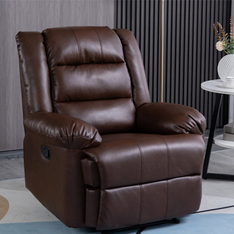 Contemporary Recliner Chair Metal Frame Standard Recliner with Independent Foot