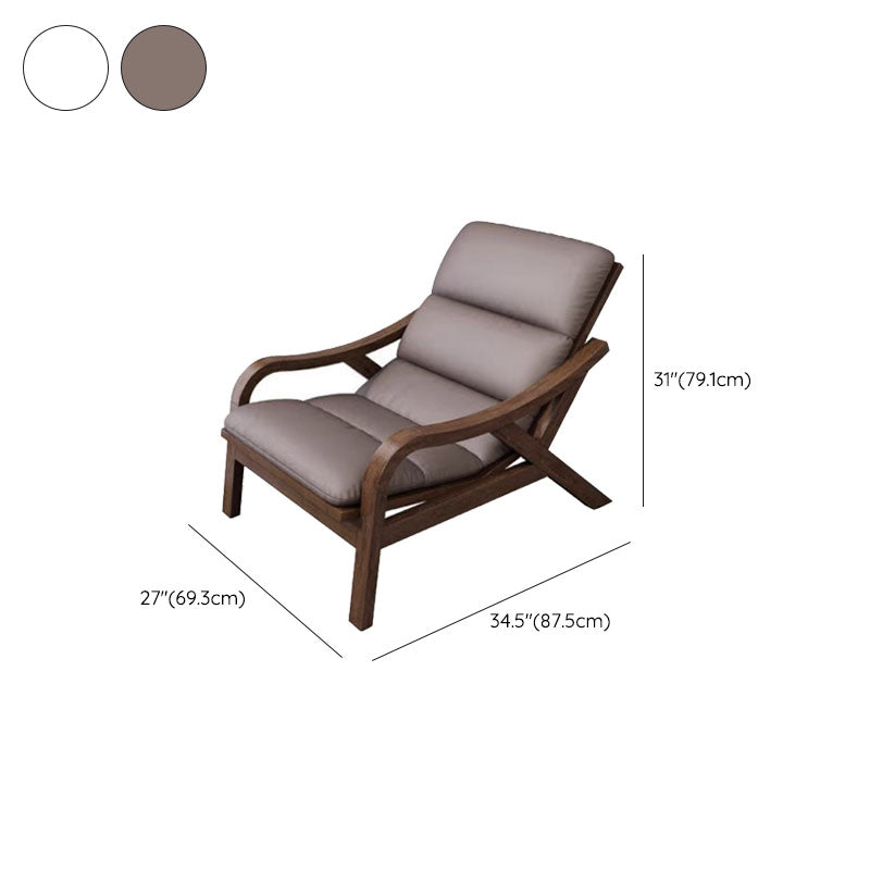 Mid Century Modern Rocking Chair Single Sofa Rocking Chair with Ottoman