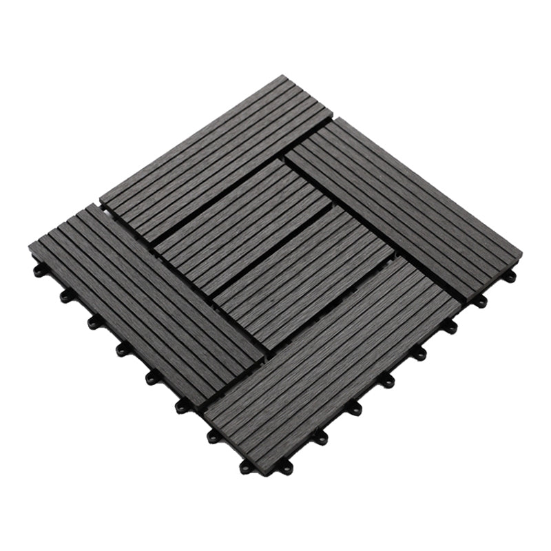 Striped Pattern Decking Tiles Interlocking Tile Kit Outdoor Patio