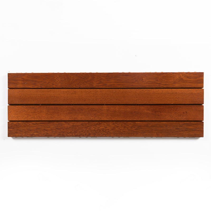 Striped Pattern Snapping Decking Tiles Composite Tile Kit Outdoor Patio