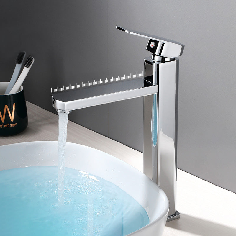 Deck Mounted Copper Roman Tub Faucet Low Arc Roman Tub Faucet Set in Silver