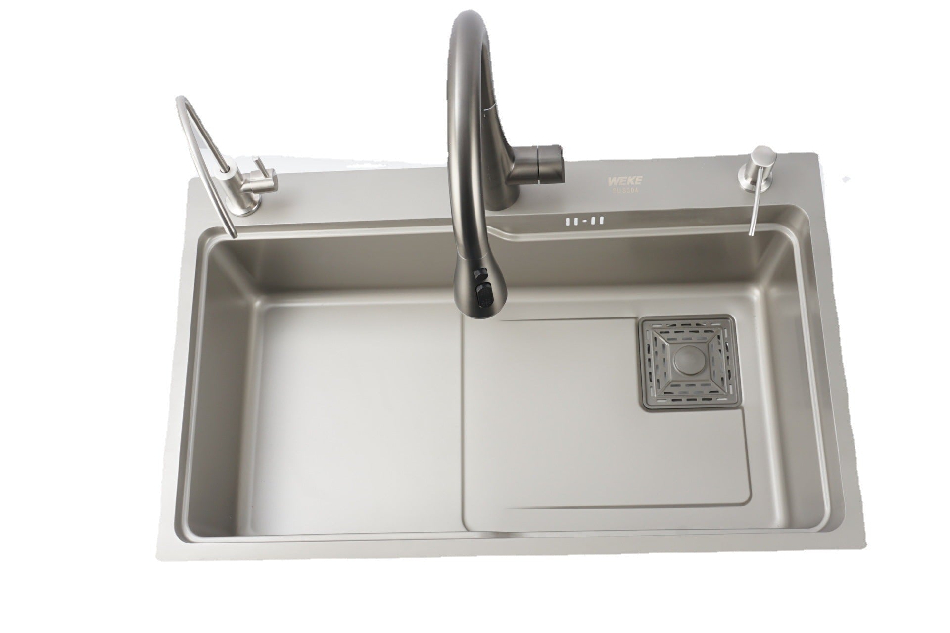 Modern Style Kitchen Sink Stainless Steel Noise-cancelling Drop-In Kitchen Sink