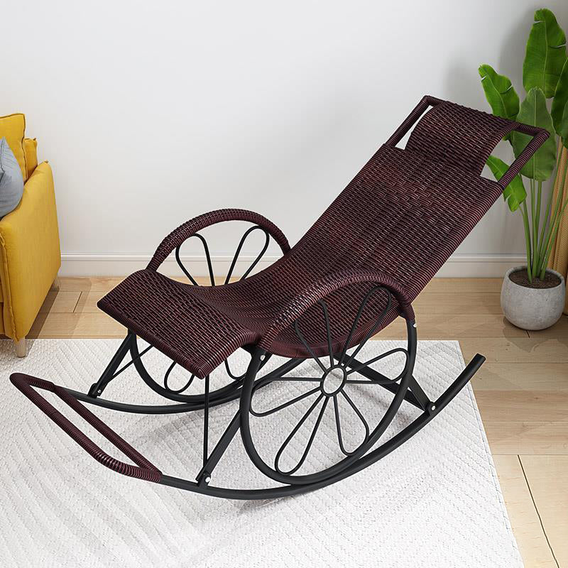 Modern Style Rattan Rocking Chair Indoor Rocking Chair for Break