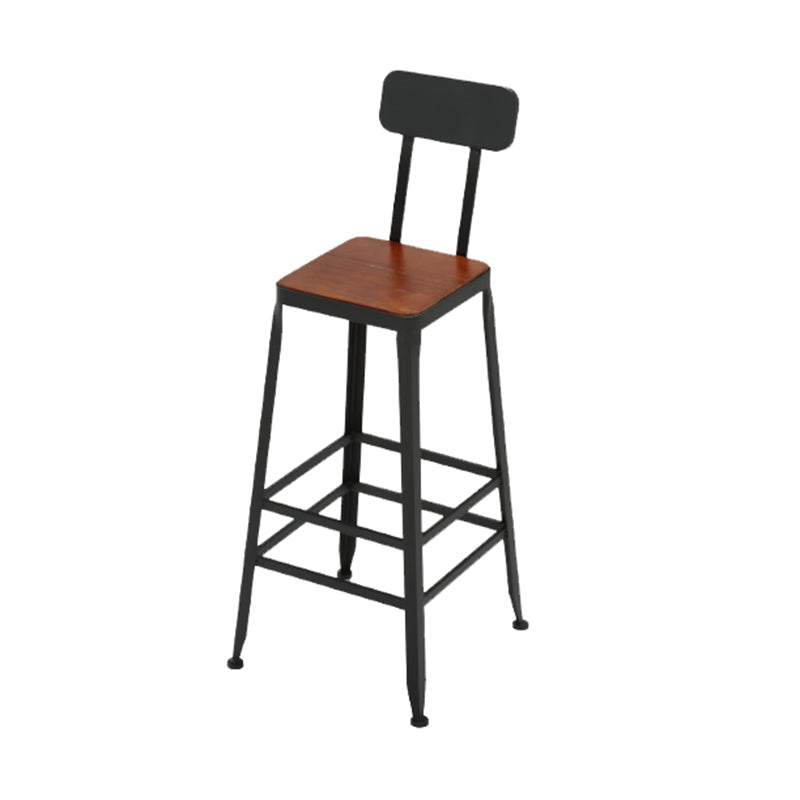 Industrial Rectangle Pub Table Set 1/4/6/7 Pieces Solid Wood Bar Set for Indoor