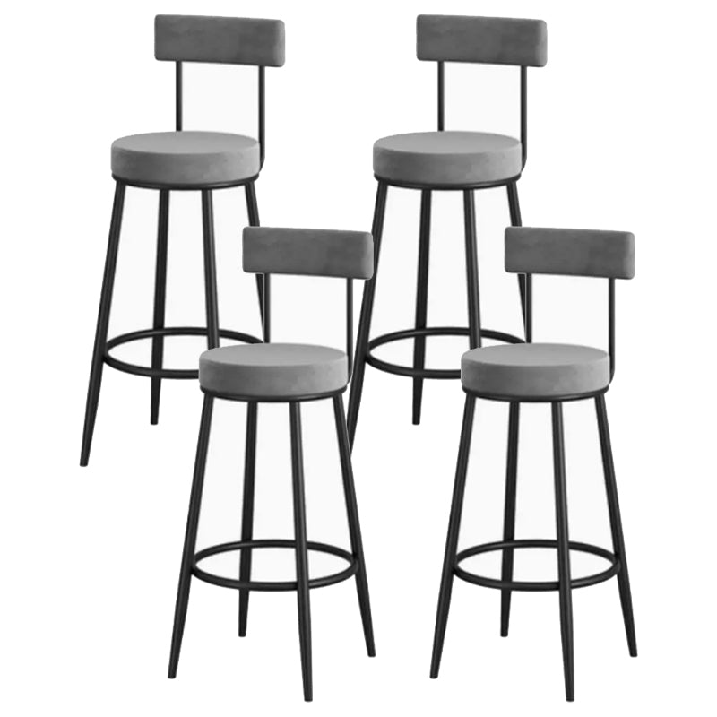 Modern Bar Table Set 1/3/4 Pieces Stone Counter Table with Upholstered Stools