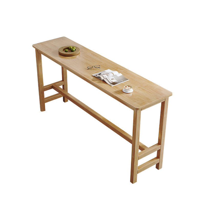 1/4/7 Pieces Pub Dining Set Contemporary Solid Wood Pub Table Set