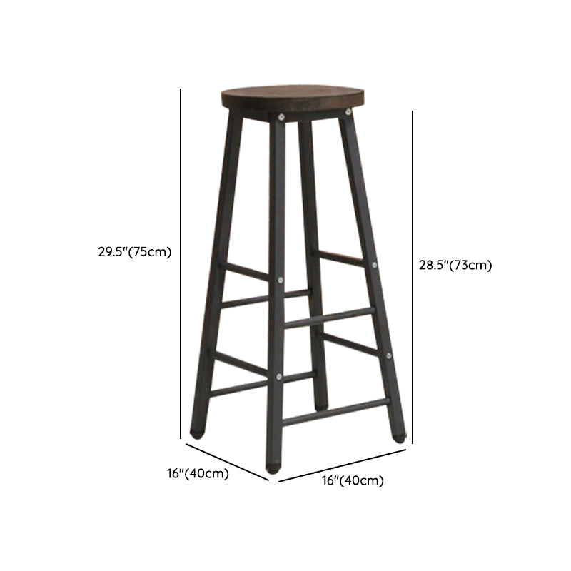 Industrial Bar Table Set 1/5/9 Pieces Solid Wood Pub Table Set for Indoor
