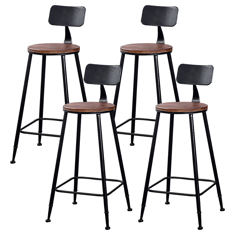 1/4/6/11 Pieces Bar Stool and Table Set Solid Wood Bar Table Set