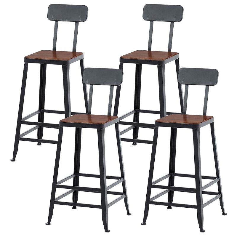 1/4/6/11 Pieces Bar Stool and Table Set Solid Wood Bar Table Set