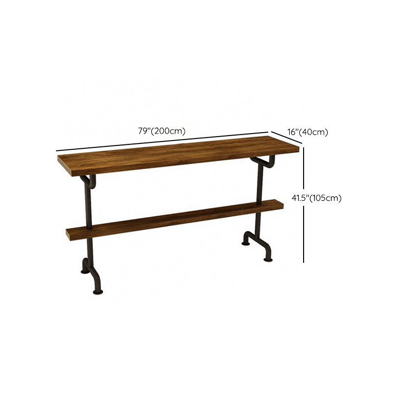 1/2/4/7/9 Pieces Bar Pub Table Set Solid Wood Bar Stool and Table Set