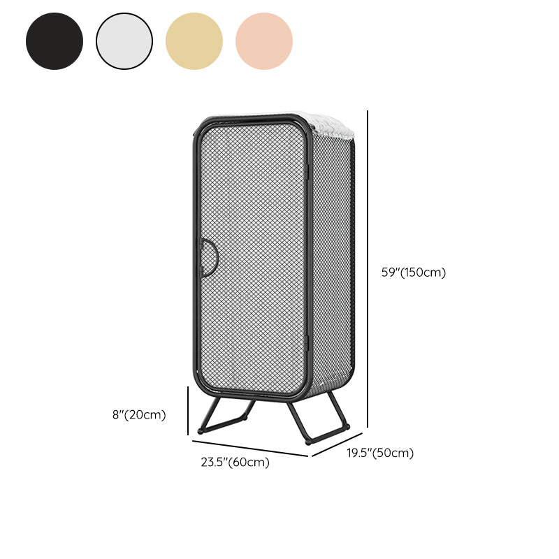 Modern Wardrobe Cabinet Clothes Rail Metal Wardrobe Armoire for Bedroom