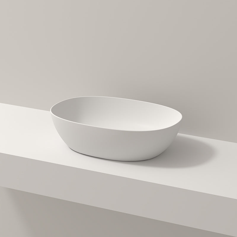 Modern Vessel Bathroom Sink No Craftsmanship Resin Wash Stand