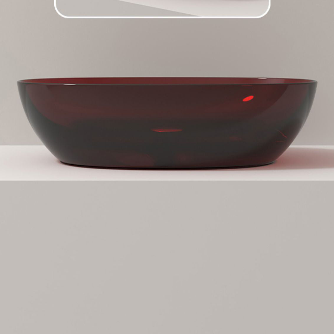 Modern Vessel Bathroom Sink No Craftsmanship Resin Wash Stand