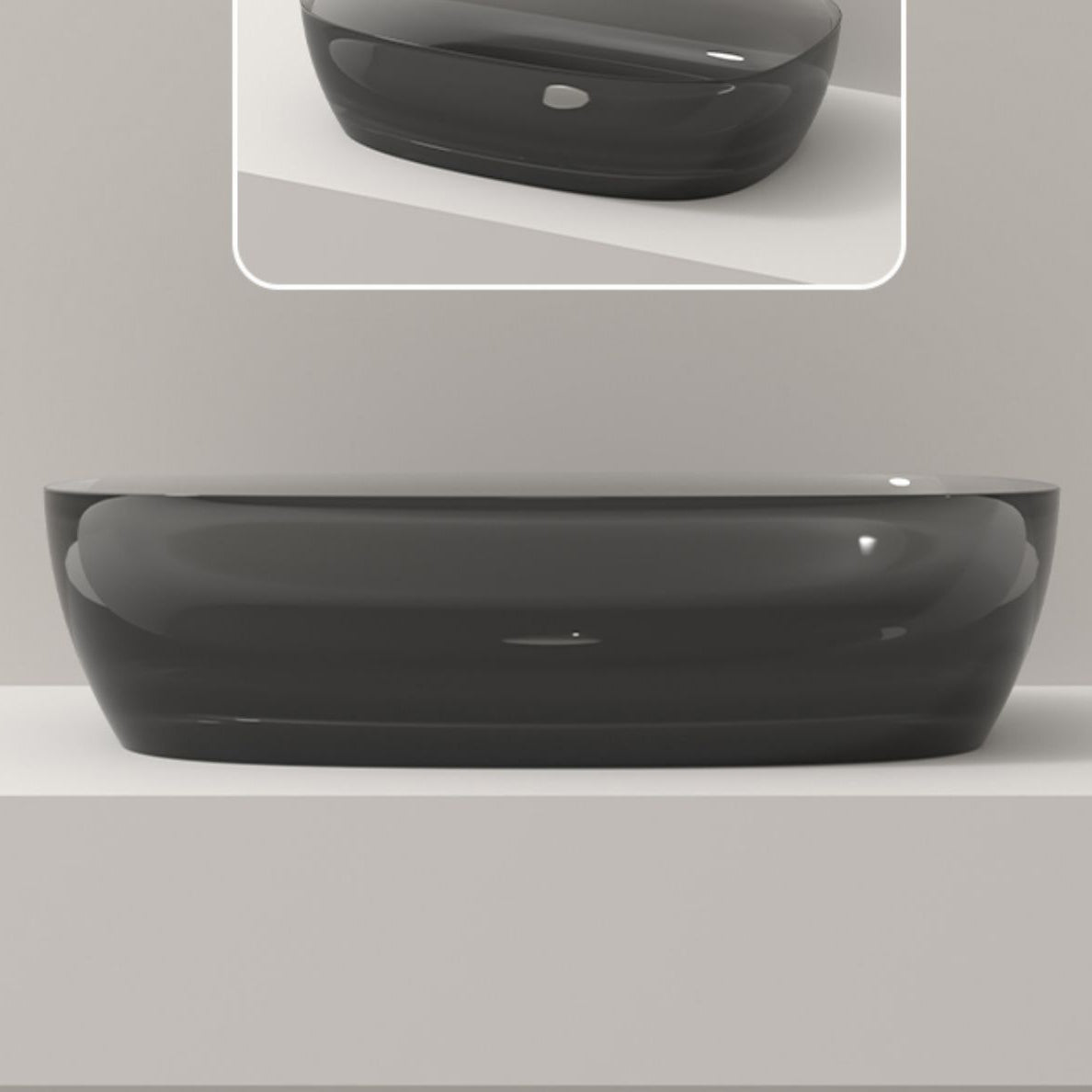 Modern Vessel Bathroom Sink No Craftsmanship Resin Wash Stand