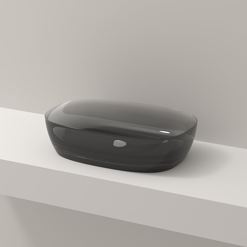 Modern Vessel Bathroom Sink No Craftsmanship Resin Wash Stand
