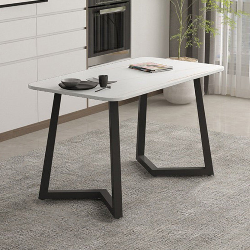 Modern Stone Dining Table 1/2/5/7 Pieces Dining Set for Living Room