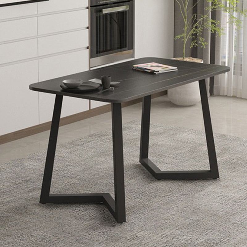 Modern Stone Dining Table 1/2/5/7 Pieces Dining Set for Living Room