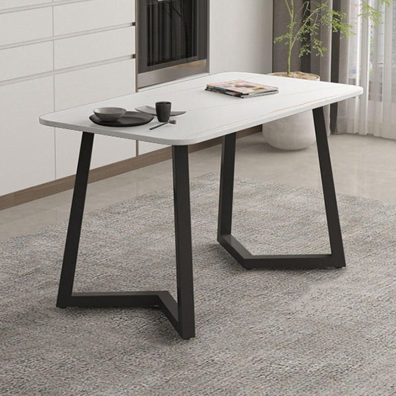 Modern Stone Dining Table 1/2/5/7 Pieces Dining Set for Living Room