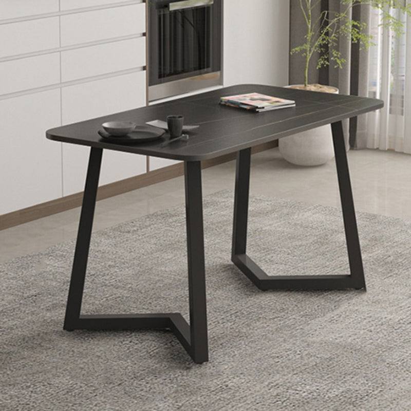 Modern Stone Dining Table 1/2/5/7 Pieces Dining Set for Living Room