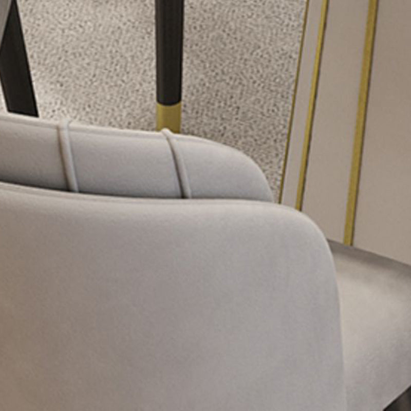 Nordic Round Stone Dining Table 1/7 Pieces Dining Set for Cafe