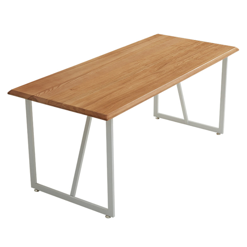 Industrial Rectangle Ash Dining Table 1/2/4/5 Pieces Dining Set for Dining Room