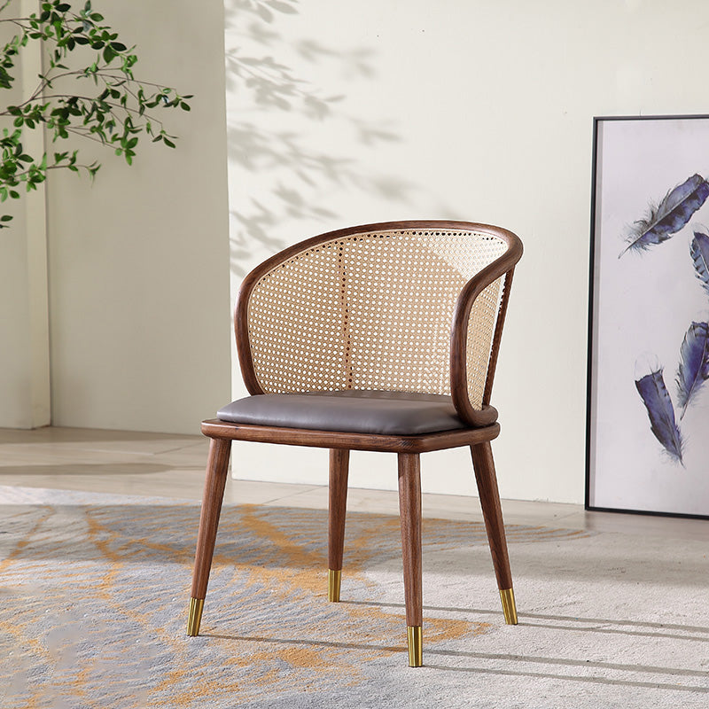 Windsor Back Arm Chair Contemporary Solid Wood Dining Chairs