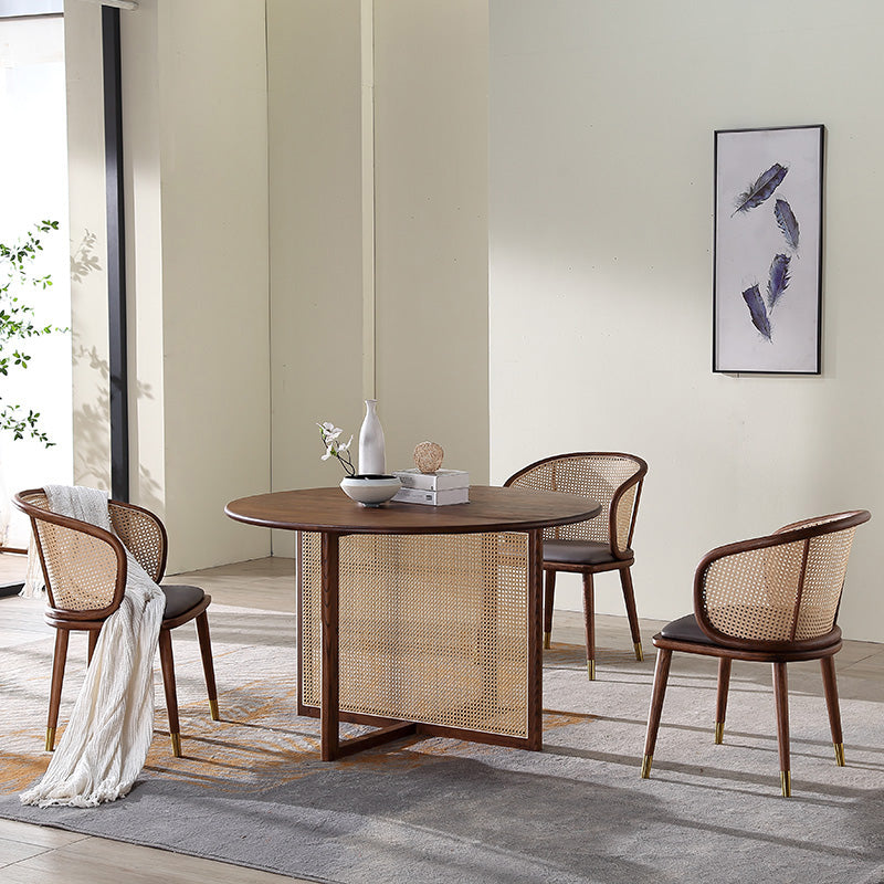 Windsor Back Arm Chair Contemporary Solid Wood Dining Chairs