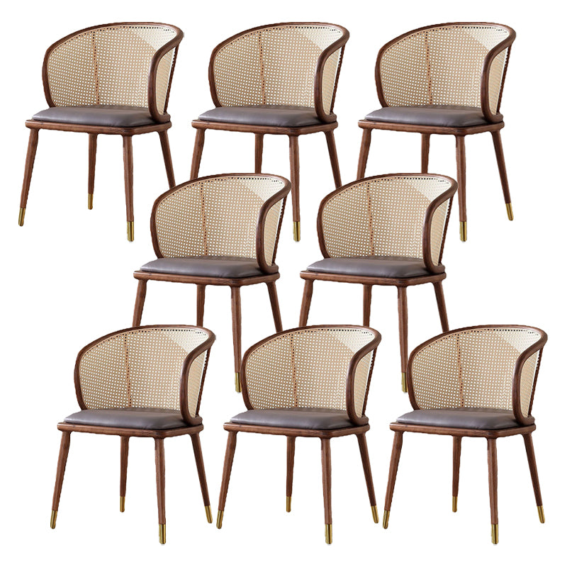 Windsor Back Arm Chair Contemporary Solid Wood Dining Chairs