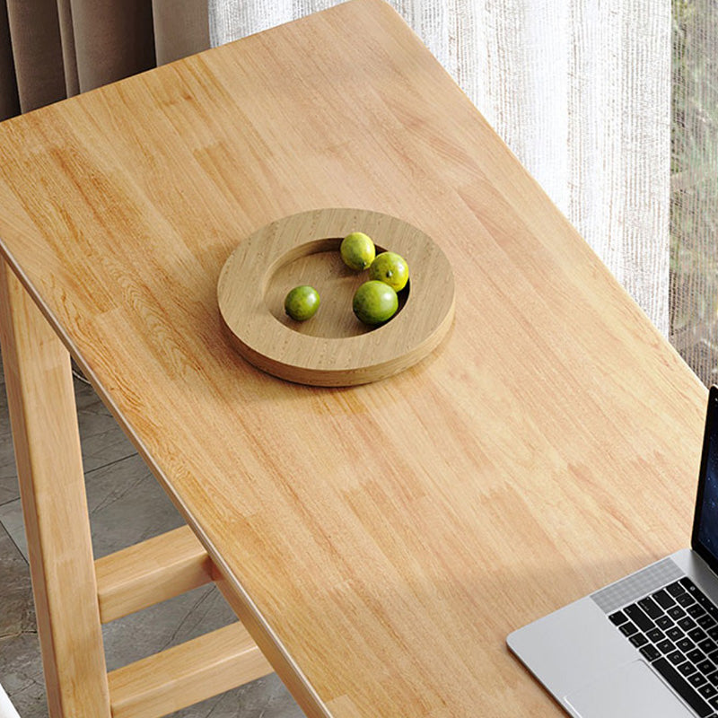 Contemporary Bar Dining Table Rectangle Indoor Wood Counter Table