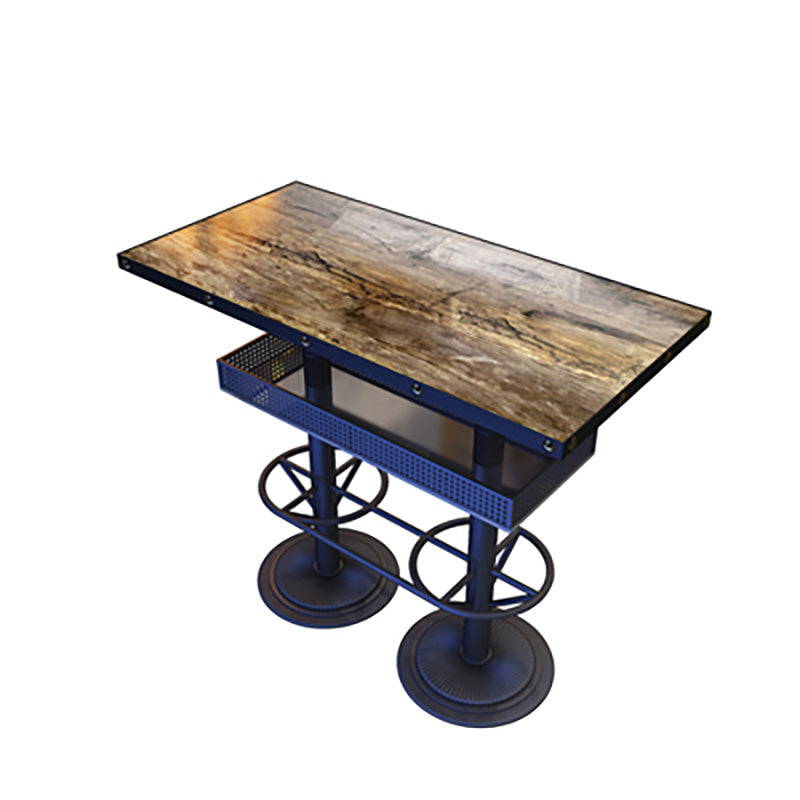 Industrial Bar Dining Table Cafe And Breakroom Bar Wine Table