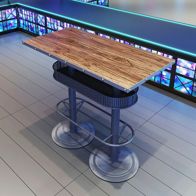Industrial Bar Dining Table Cafe And Breakroom Bar Wine Table
