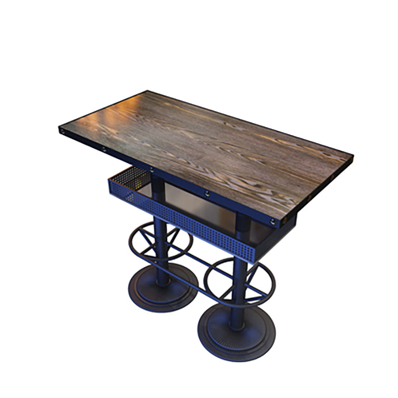 Industrial Bar Dining Table Cafe And Breakroom Bar Wine Table