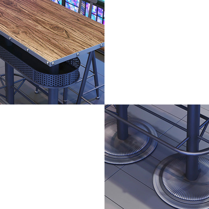 Industrial Bar Dining Table Cafe And Breakroom Bar Wine Table