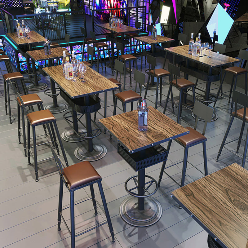 Industrial Bar Dining Table Cafe And Breakroom Bar Wine Table