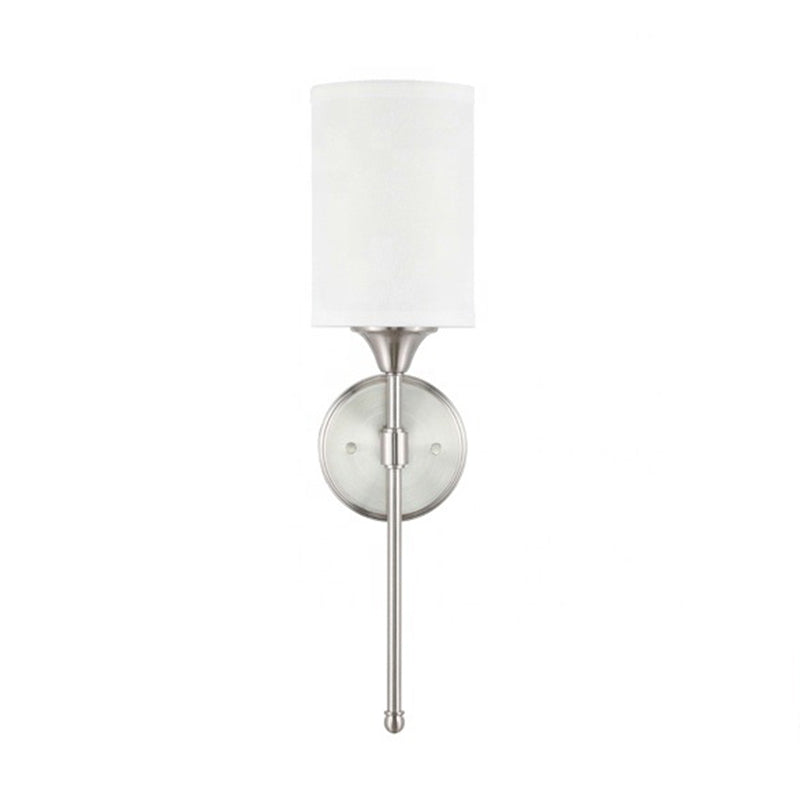 Simple Geometric Wall Lamps Fabric Wall Light Fixtures for Bedroom