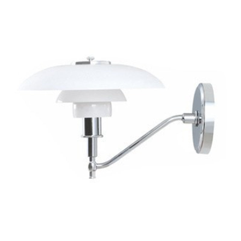 Simple Glass Shade Wall Light Fixture Modern Wall Light Sconce for Bedroom