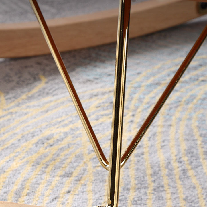 Light Luxury Style Modern Lazy Sofa Chair Lounge Leisure Rocking Chair for Living Room