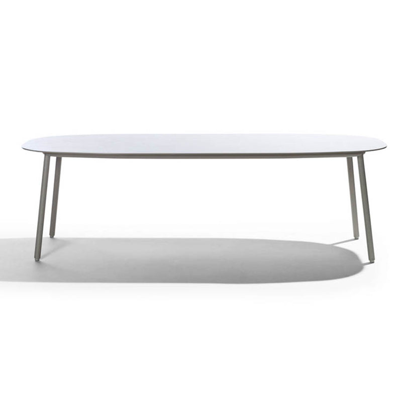 Oval Patio Dining Table Set 1/7 Pcs Stone Top Patio Dining Table with Chairs