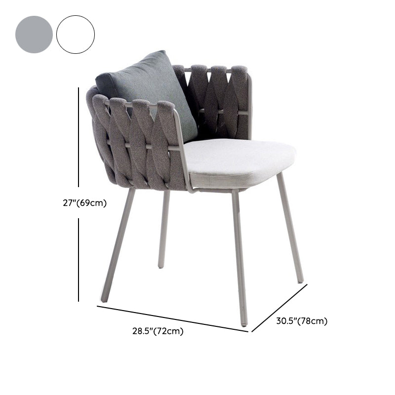 Oval Patio Dining Table Set 1/7 Pcs Stone Top Patio Dining Table with Chairs