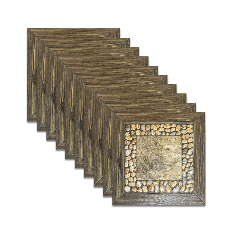 Carrelage de sol carré à bord droit, carrelage de sol design vintage pour sol extérieur
