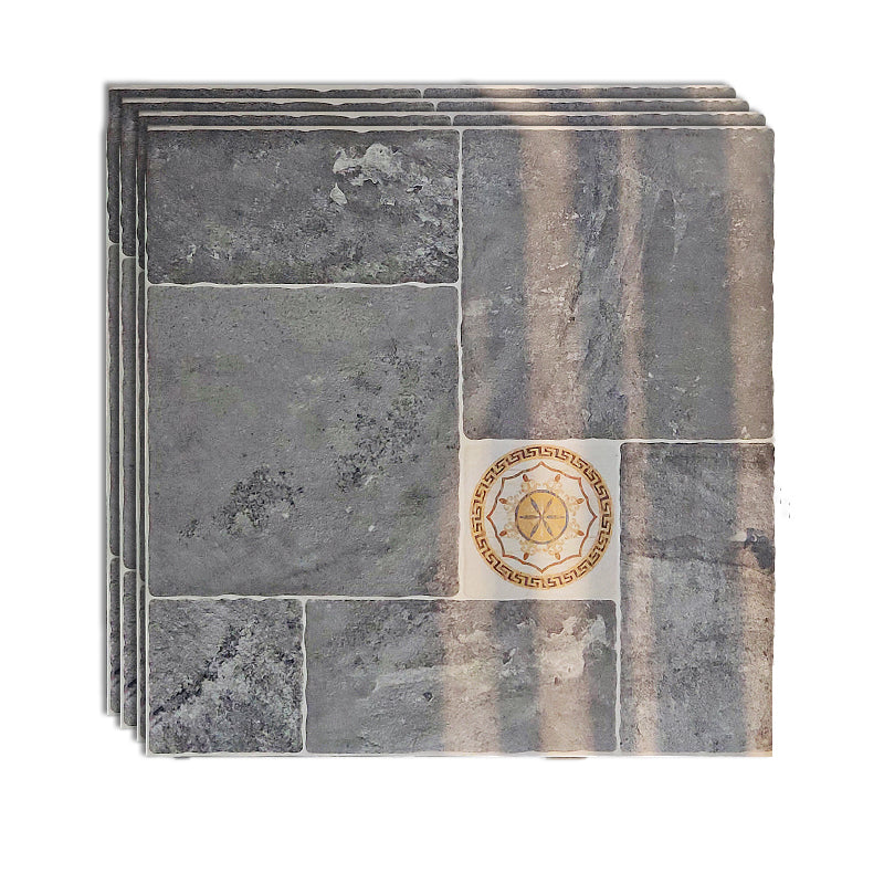Carrelage de sol carré à bord droit, carrelage de sol vintage singulier pour sol extérieur