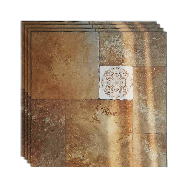 Carrelage de sol carré à bord droit, carrelage de sol vintage singulier pour sol extérieur